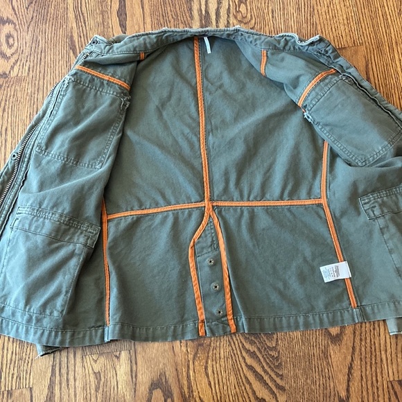 Free People Olive Green Utility Jacket - Picture 12 of 16